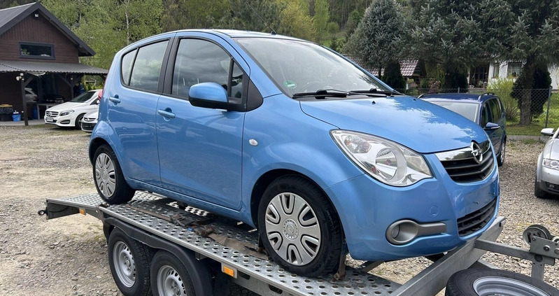 Opel Agila cena 14900 przebieg: 107000, rok produkcji 2009 z Tyczyn małe 121